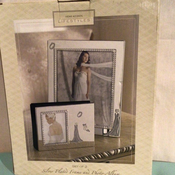 Home Accents Lifestyles Frame, Photo Set Silverplt - Picture 1 of 11